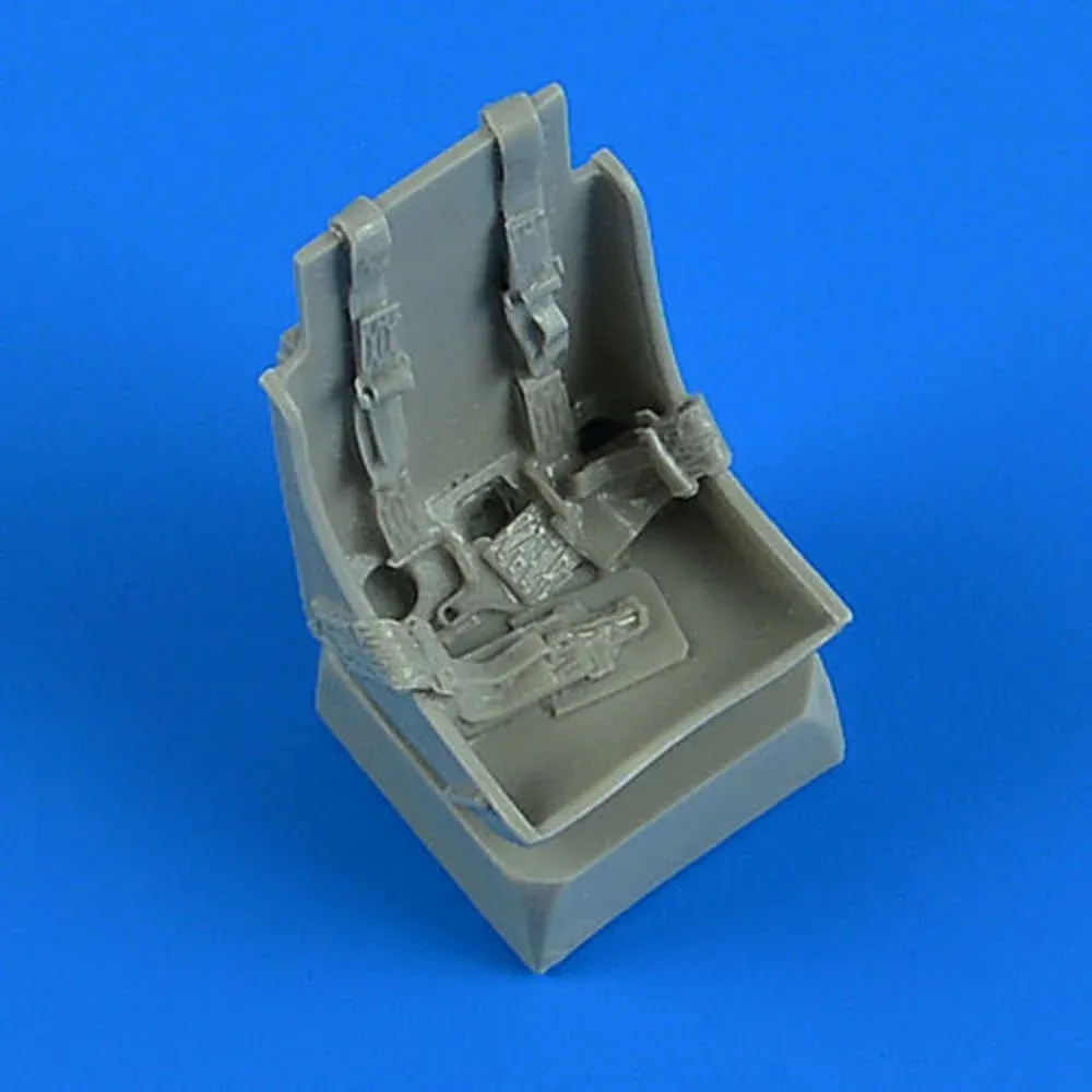 Resinové sedadlo s bezpečnostními pásy Quickboost QB32223 pro P-51B Mustang v měřítku 1/32