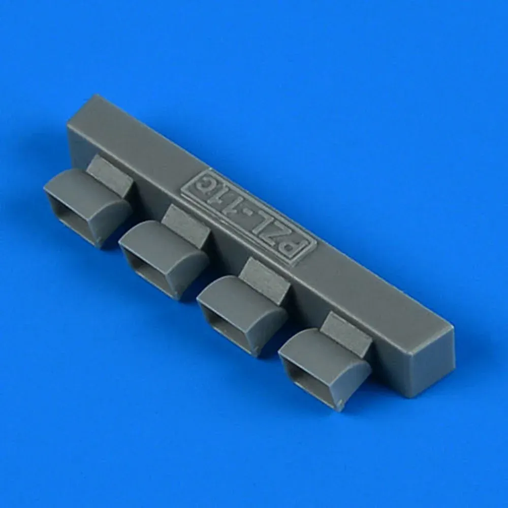 Resinové výfukové potrubí Quickboost QB32278 pro PZL P.11c v měřítku 1/32