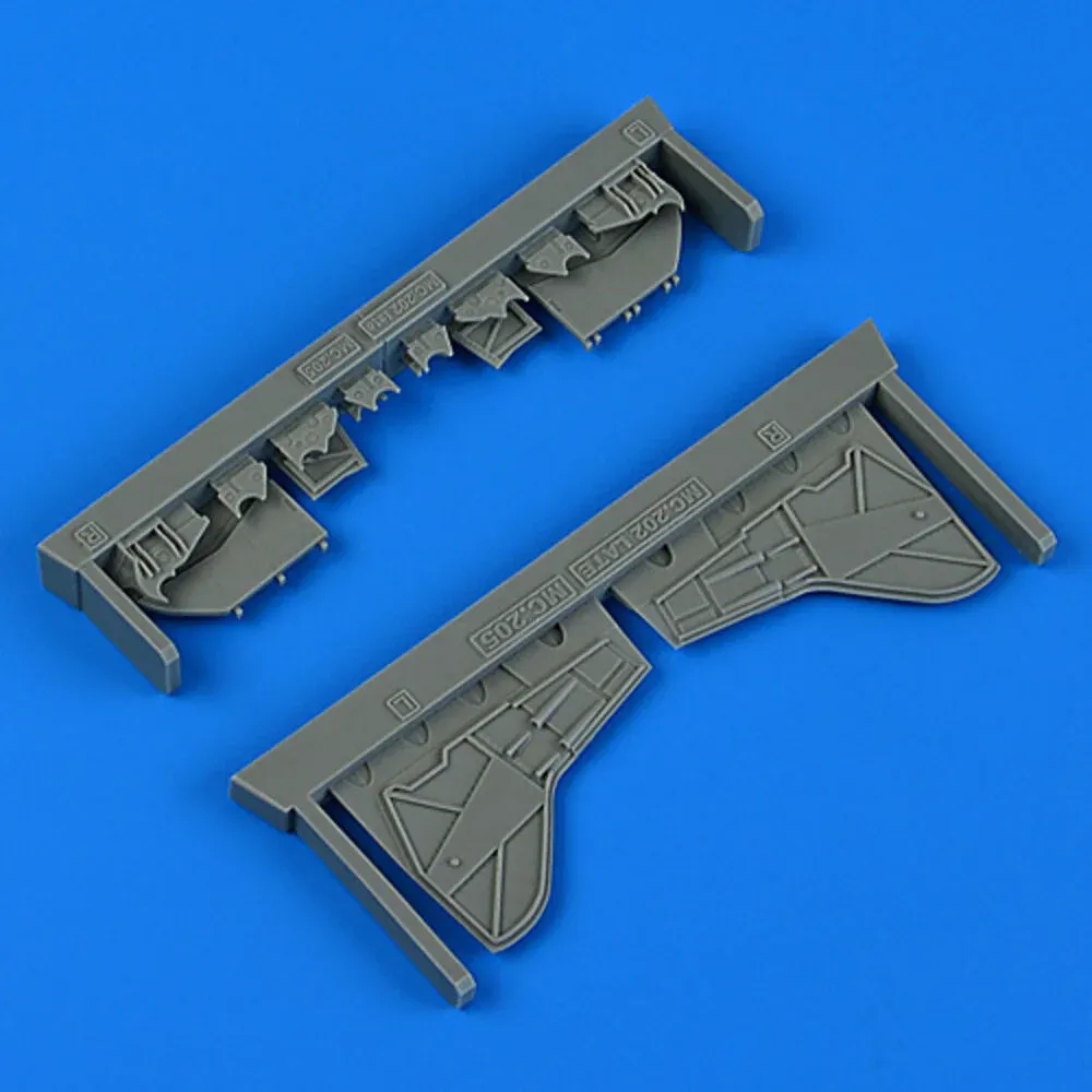 Resinové kryty podvozku Quickboost QB32343 pro Macchi MC.202 late / MC.205 v měřítku 1/32