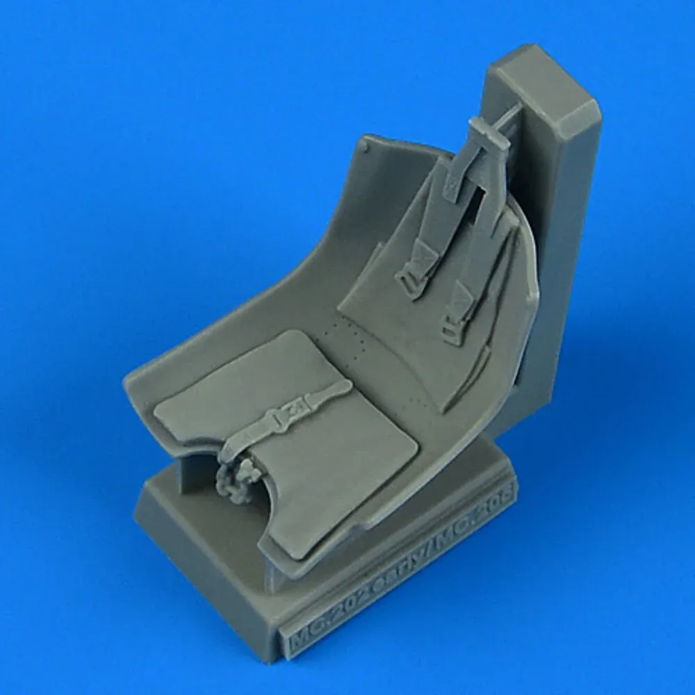 Resinové sedadlo s pásy Aires Quickboost QB32346 pro Macchi MC.202 v měřítku 1/32