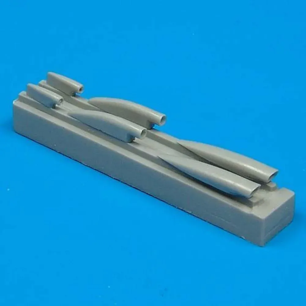 Resinové chladicí vstupy Quickboost QB48031 pro MiG-21PFM v měřítku 1/48