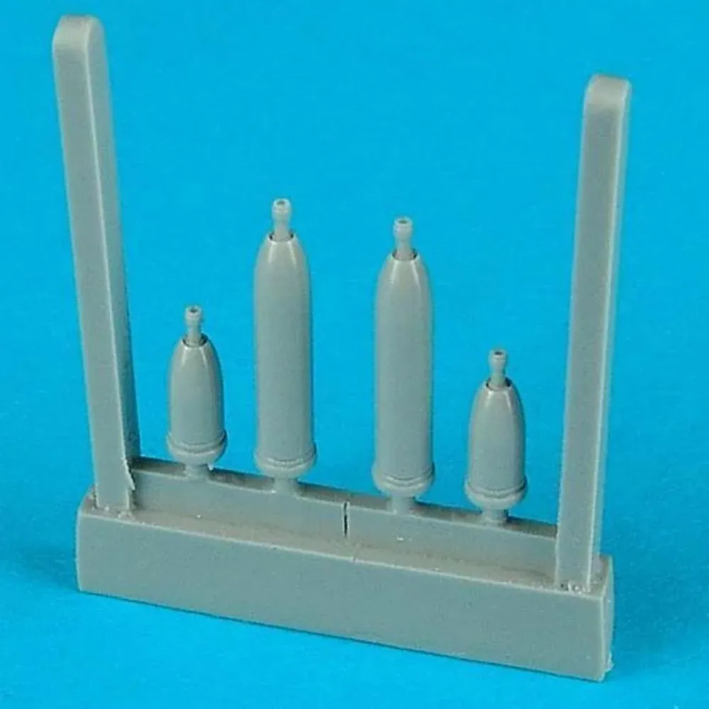 Quickboost QB48065 hlavně kanónů pro Spitfire F Mk. 24 v měřítku 1/48