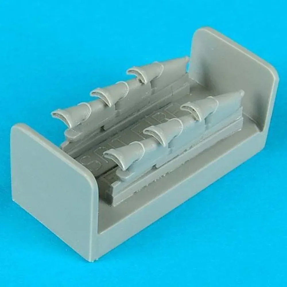 Resinové výfuky Quickboost QB48082 pro Spitfire Mk. V v měřítku 1/48