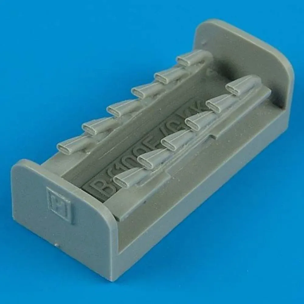 Doplněk Quickboost QB48110 výfuky pro model Bf 109F 1/48 Hasegawa