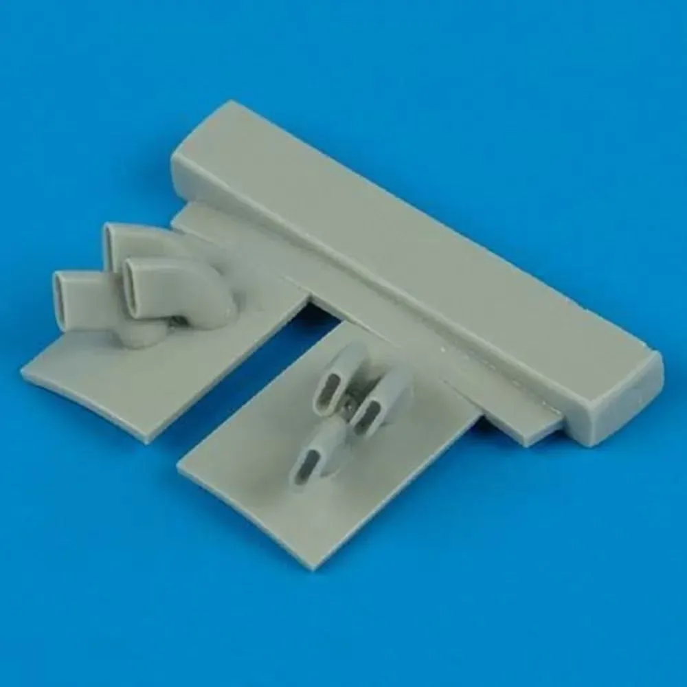 Sada výfuků Quickboost QB48157 pro noční verzi F4U-2 Corsair v měřítku 1/48