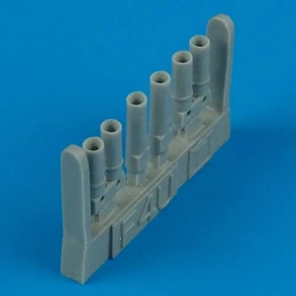 Resinová sada Quickboost QB48186 výfuky F4U-7 Corsair 1/48 pro stavebnici Hasegawa