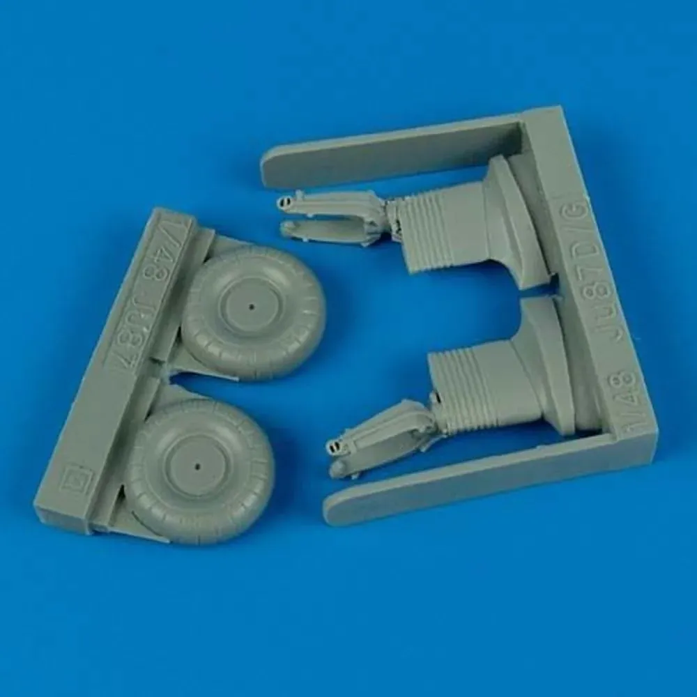 Detailní sada Quickboost QB48260 kola bez krytů pro Junkers Ju 87 Stuka v měřítku 1/48