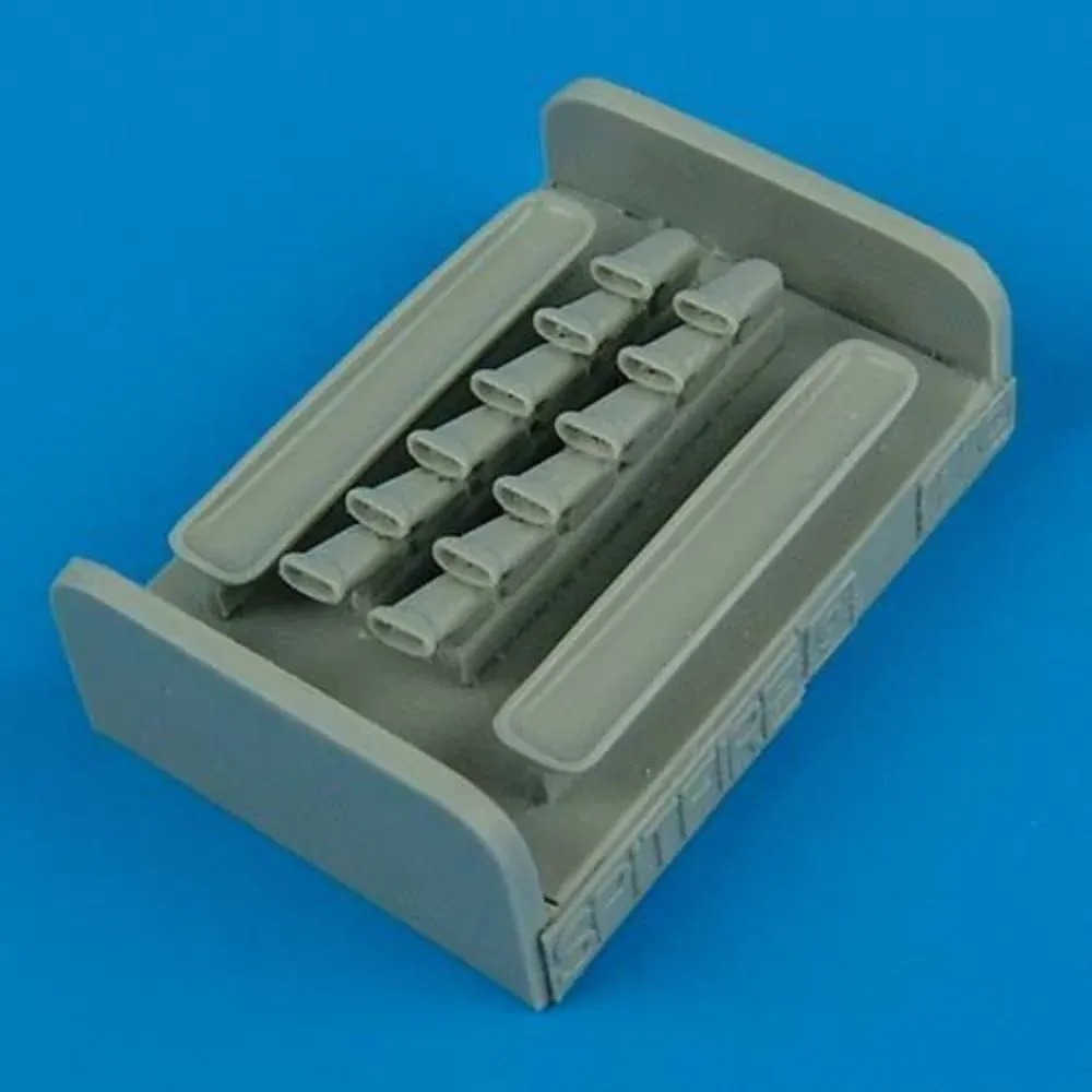 Resinová sada výfuků Quickboost QB48263 pro Spitfire LF. IXe ICM v měřítku 1/48