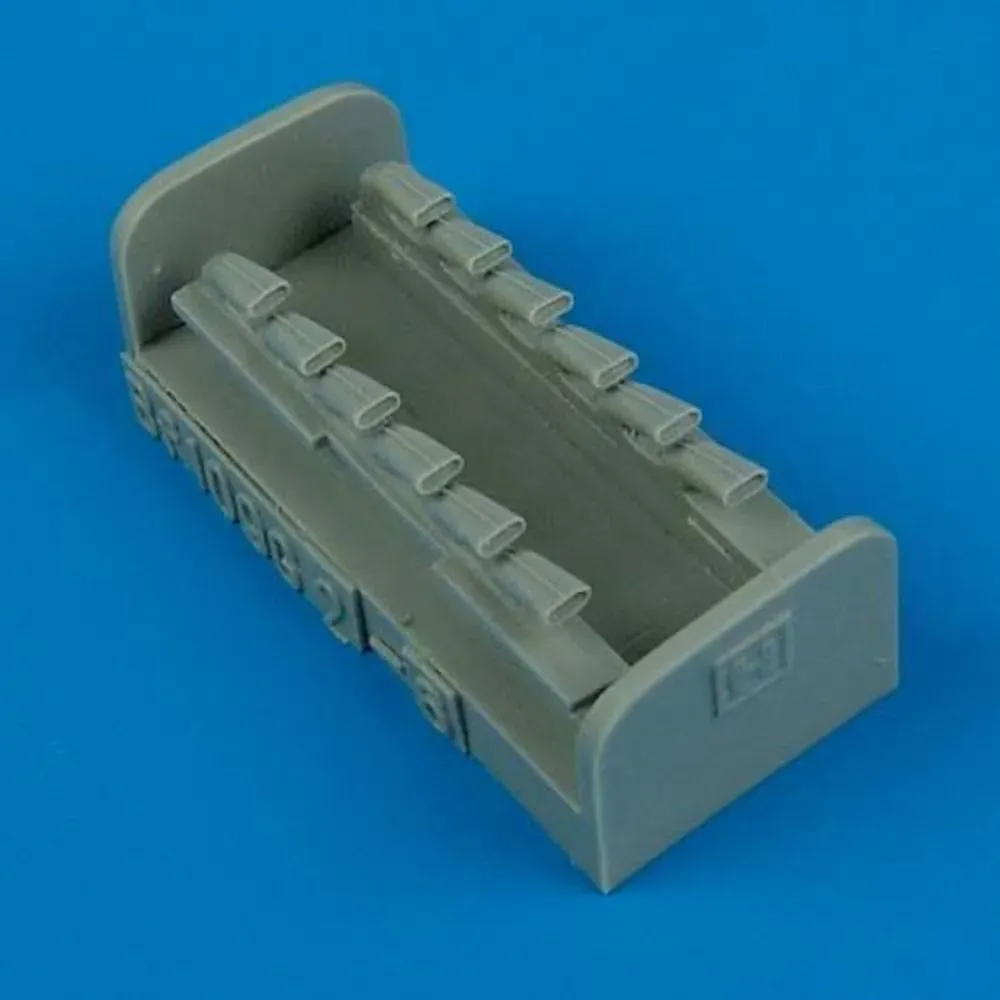 Resinové výfuky Quickboost QB48269 pro Bf 109G-6 v měřítku 1/48 ke stavebnici Hasegawa