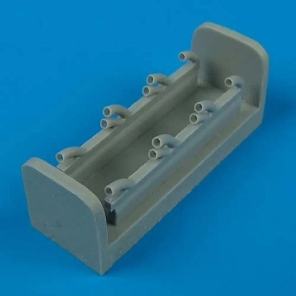 Resinové výfuky Quickboost QB48273 pro Yak-9 ICM v měřítku 1/48