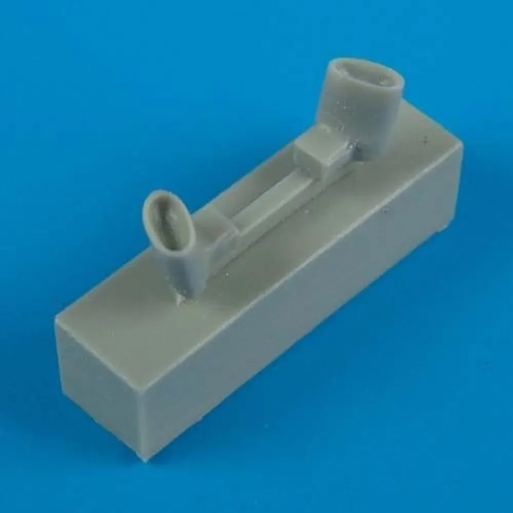 Resinové výfuky Aires Quickboost QB48320 pro Hs 126 ICM v měřítku 1/48