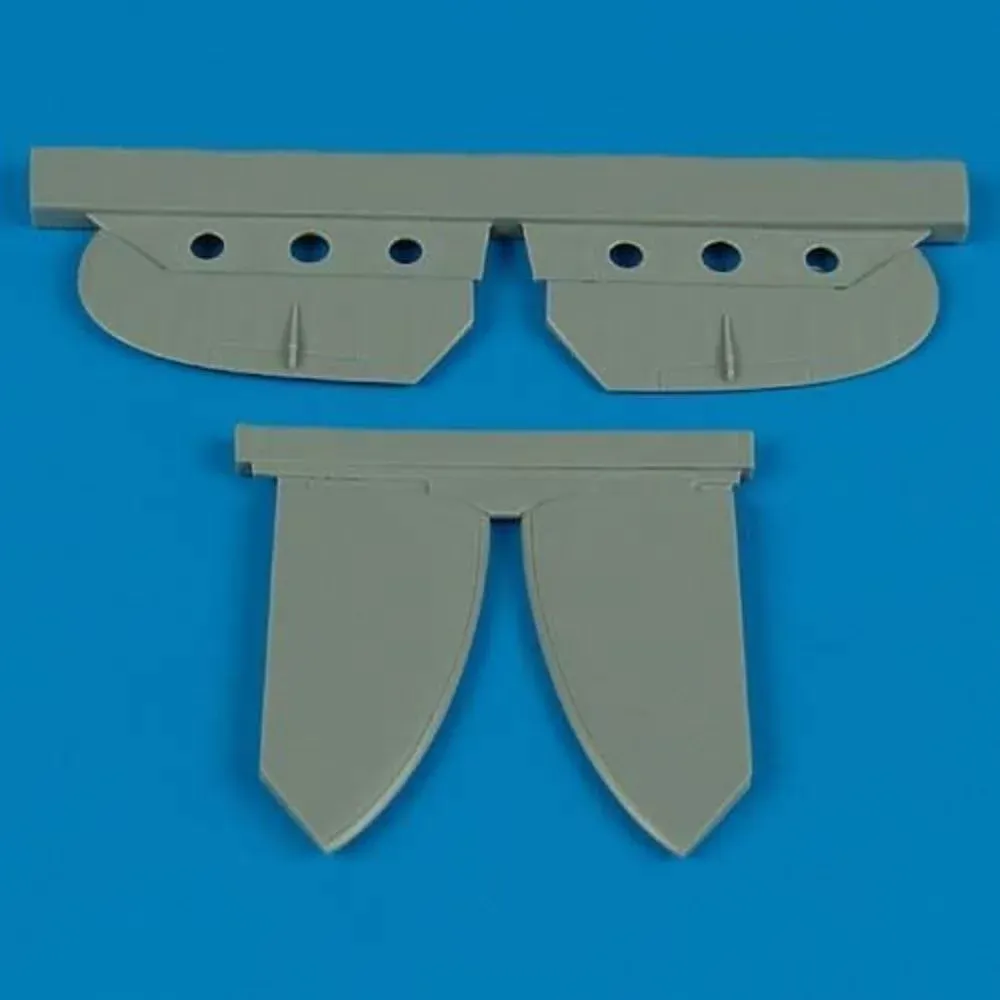 Quickboost QB48355 náhradní stabilizátor pro model Spitfire Mk.V Tamiya v měřítku 1/48