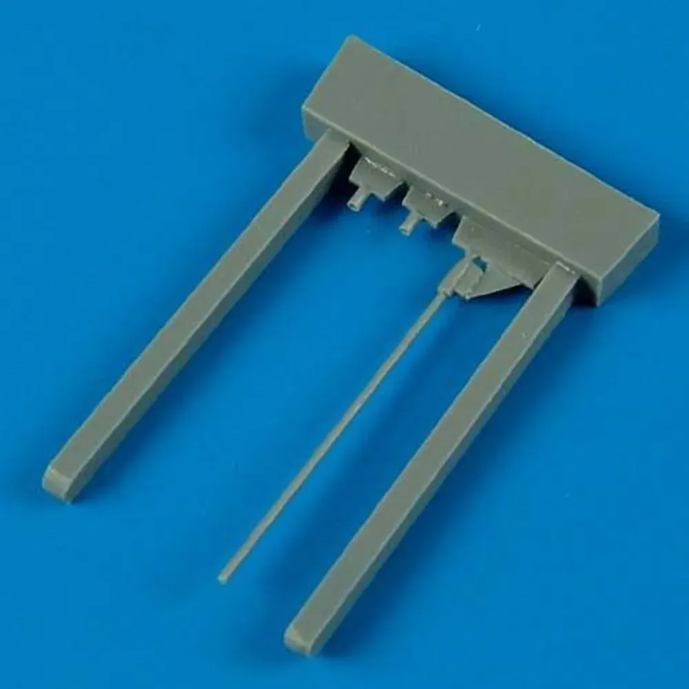 Resinová sada Quickboost QB48413 hlavně zbraní a Pitotova trubice pro La-5 v měřítku 1/48