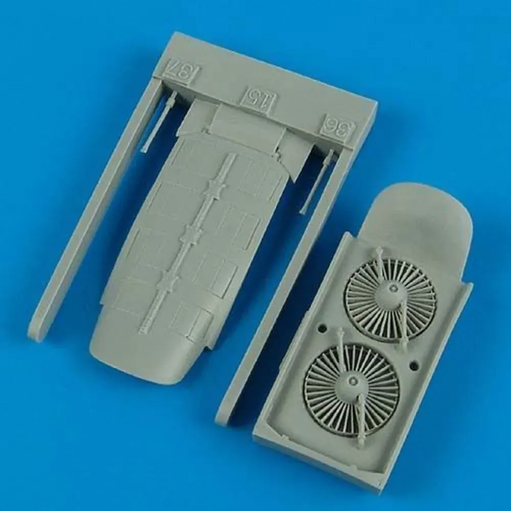 Resinový set Quickboost QB48448 – vertikální motor a kryt pro Yak-38 Forger v měřítku 1/48