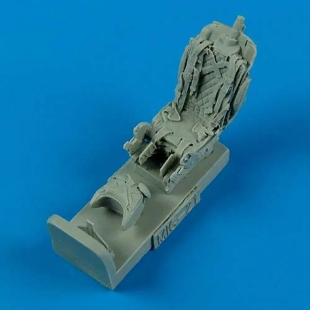 Resinová vystřelovací sedačka Aires Quickboost QB48507 1/48 pro MiG-21 s bezpečnostními pásy