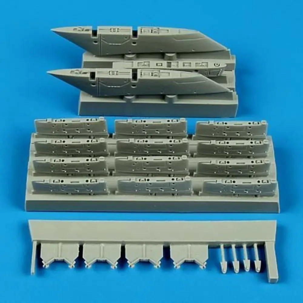 Resinové pylony Quickboost QB48537 pro model A-1 Skyraider v měřítku 1/48