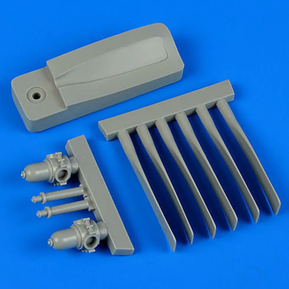 Doplňková sada Quickboost QB48569 vrtule pro S2F Tracker 1/48 s montážním přípravkem