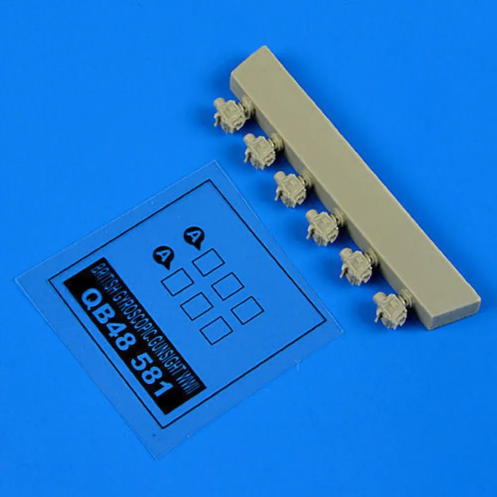 Resinový doplněk Aires Quickboost QB48581 britský gyroskopický zaměřovač 1/48
