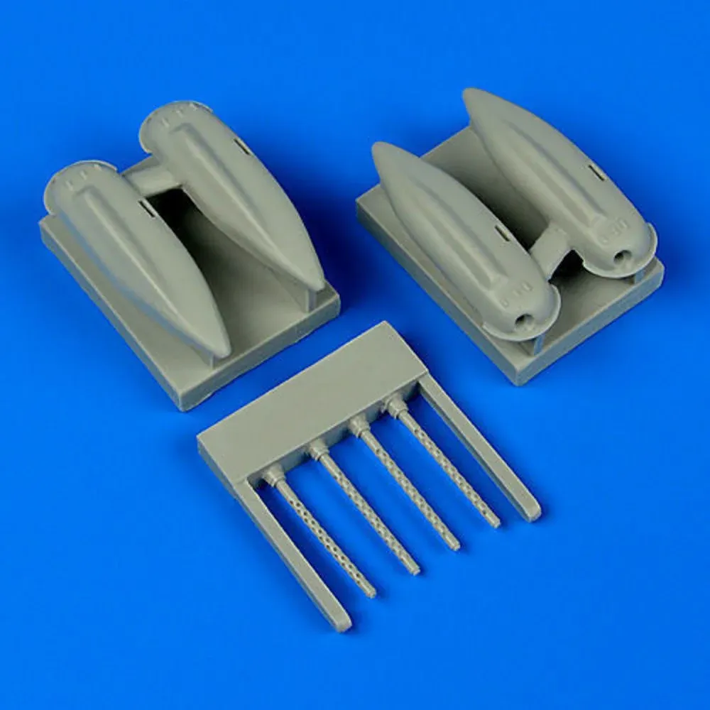 Resinové vnější kulometné gondoly Quickboost QB48692 pro B-25J Mitchell v měřítku 1/48