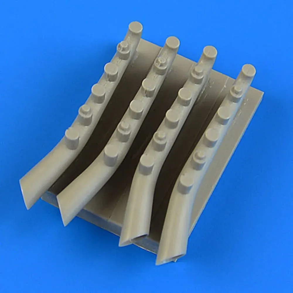 Resinové výfuky Quickboost QB48823 pro He 111H-3 v měřítku 1/48