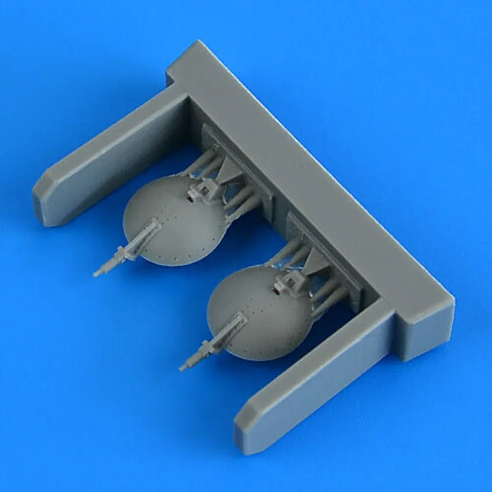 Resinový doplněk Quickboost QB49058 otevřené kryty padáku Su-25 Frogfoot 1/48