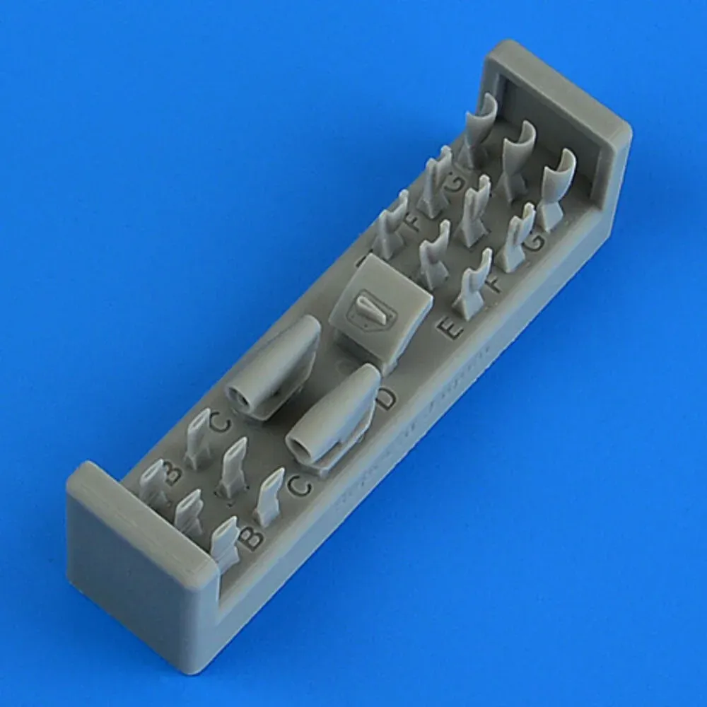 Resinová sada Quickboost QB49170 vzduchové vstupy a palivové výpusti pro Jaguar GR.1 v měřítku 1/48