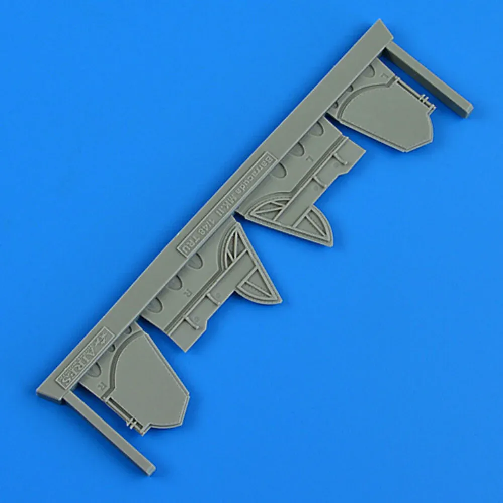 Resinové kryty podvozkových šachet Aires Quickboost QB49198 pro Fairey Barracuda Mk.II v měřítku 1/48