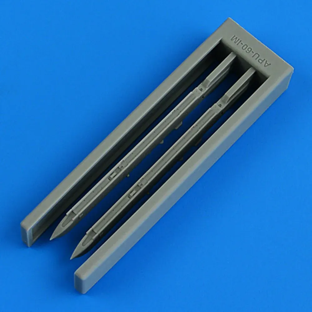 Resinové adaptéry raket APU-60-IM Aires Quickboost QB49201 pro Su-25 v měřítku 1/48