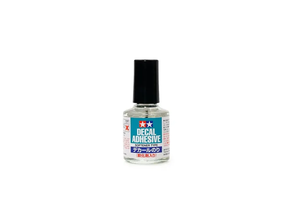 Lahvička Tamiya 87193 Decal Adhesive (Softener) — změkčovač obtisků pro plastikové modely