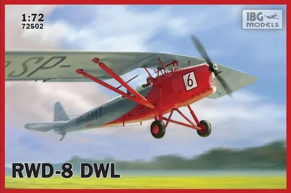Krabice plastikové stavebnice IBG Models 72502 RWD-8 DWL v měřítku 1/72