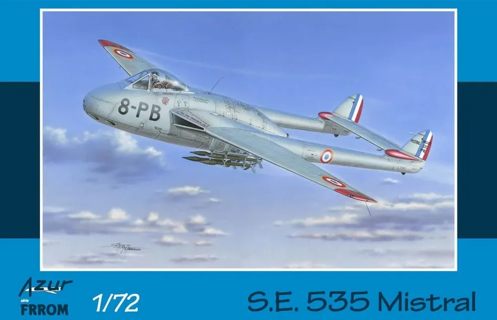 Krabice plastikové stavebnice FRROM SNCASE SE-535 Mistral v měřítku 1/72