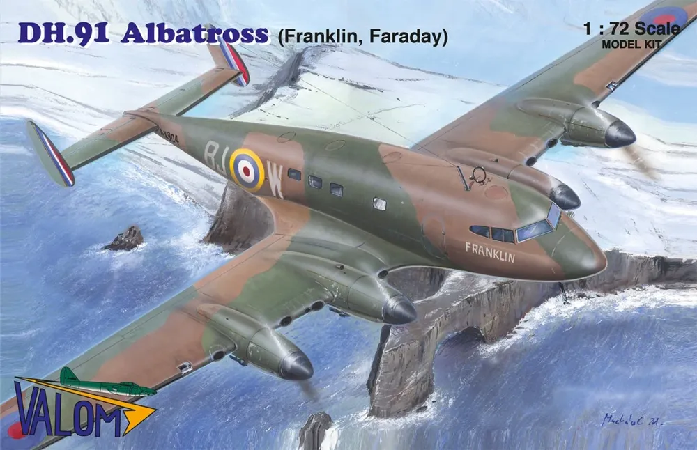 Stavebnice Valom 72160 DH.91 Albatross v měřítku 1/72, britský dopravní letoun