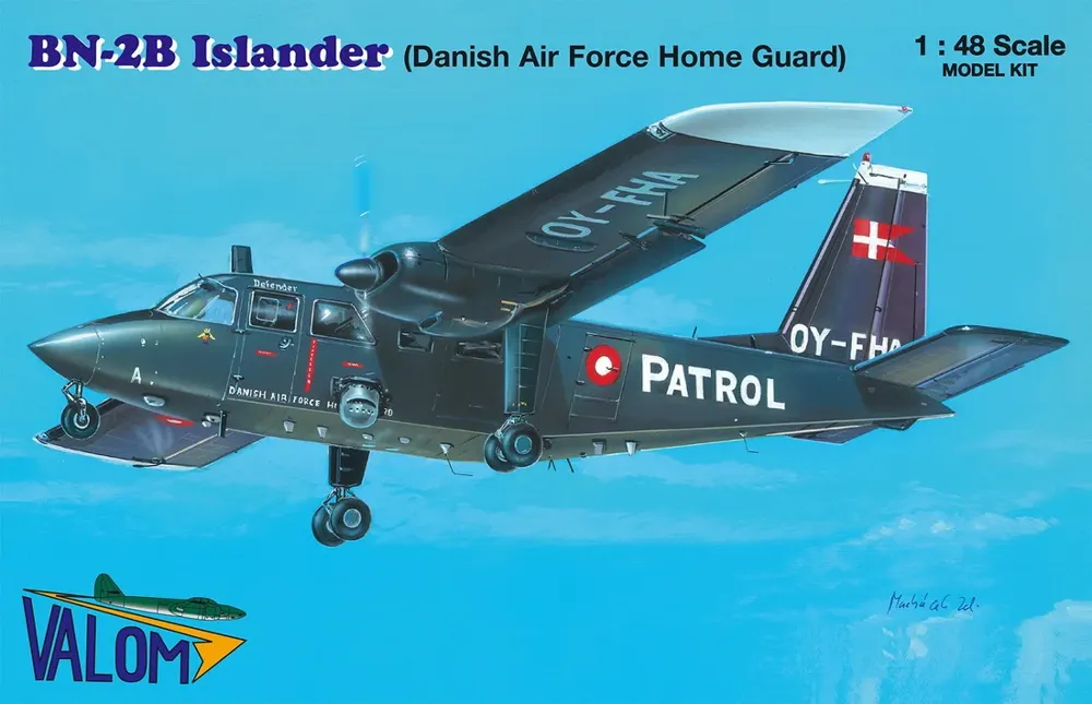 Stavebnice Valom 48013 Britten-Norman BN-2B Islander 1/48, dánská domobrana