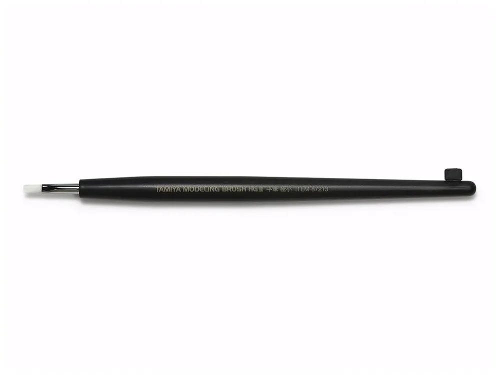 Plochý modelářský štětec Tamiya 87213 Modeling Brush HG II ve velikosti extra malý