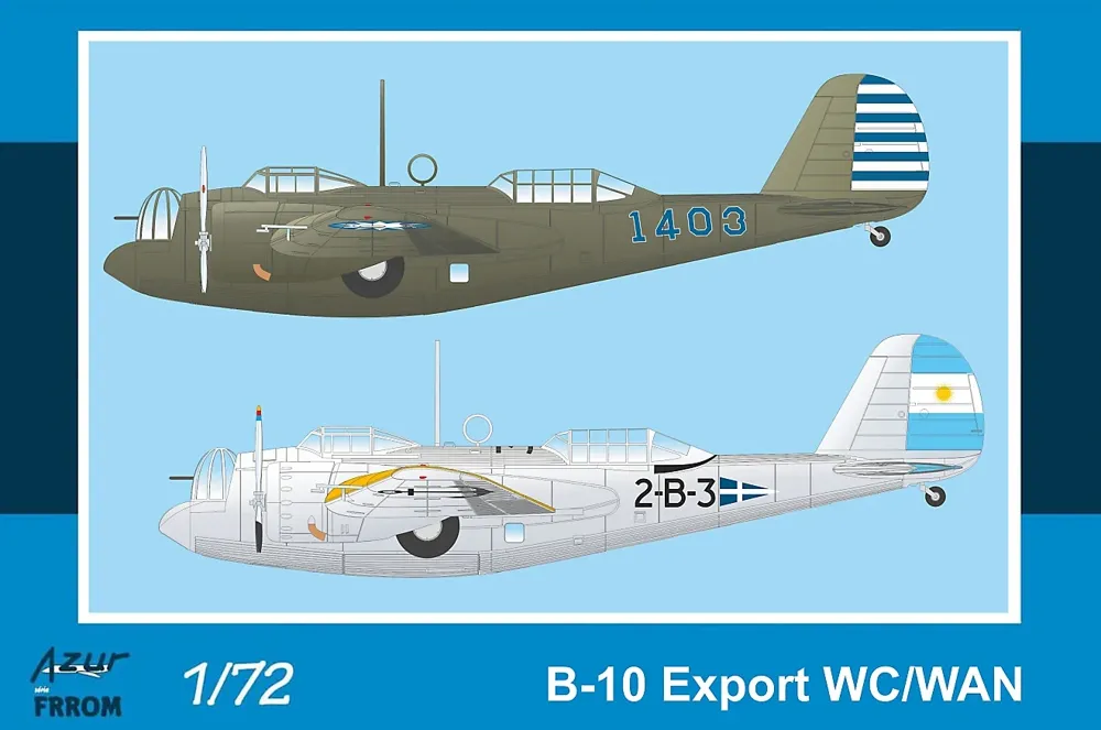 Krabice plastikové stavebnice FRROM FR0043 B-10 Export WC/WAN v měřítku 1/72