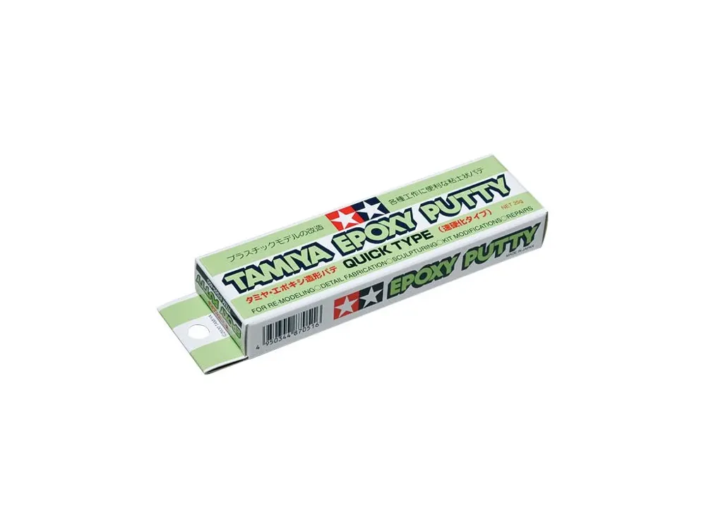 Balení dvousložkového epoxidového tmelu Tamiya 87051 Epoxy Putty Quick Type 25 g
