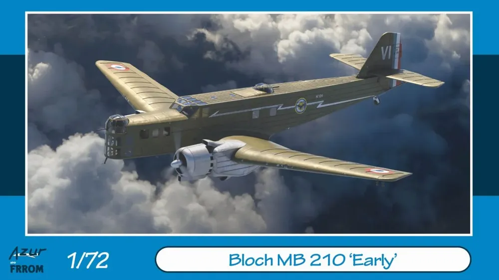 Krabice plastikové stavebnice FRROM FR0055 Bloch MB 210 v měřítku 1/72