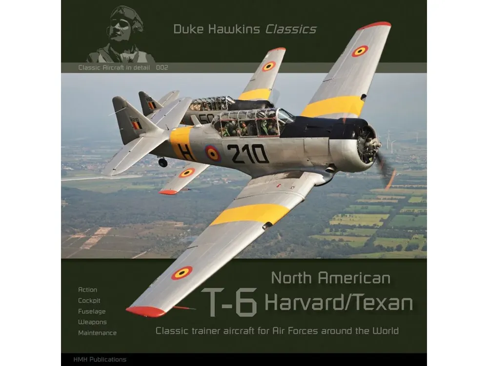 Obálka publikace Duke Hawkins Classics DHC002 North American T-6 Harvard/Texan, 116 stran