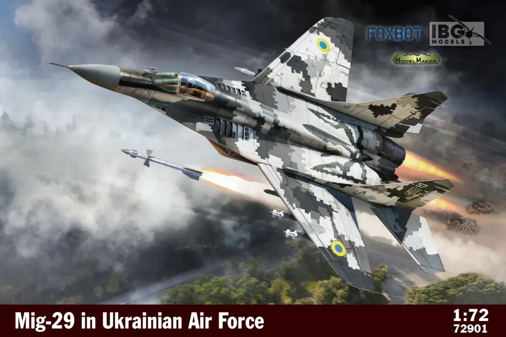 Krabice stavebnice IBG Models 72901 MiG-29 ukrajinské letectvo v měřítku 1/72