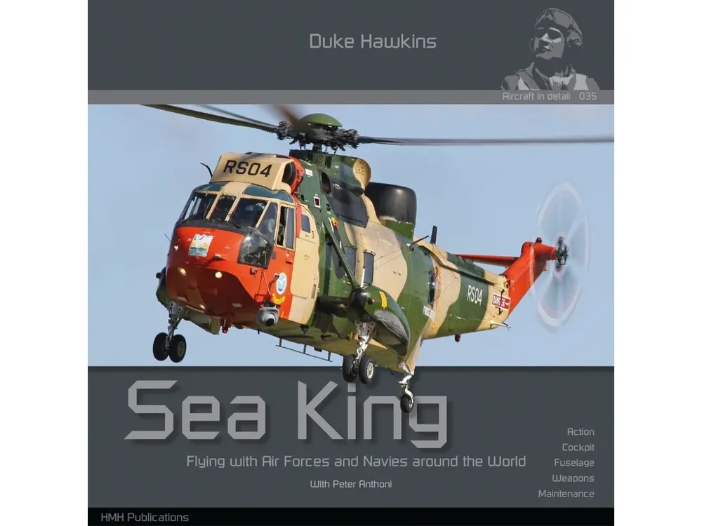 Obálka knihy Duke Hawkins Sikorsky/Westland Sea King, HMH Publications, 180 stran