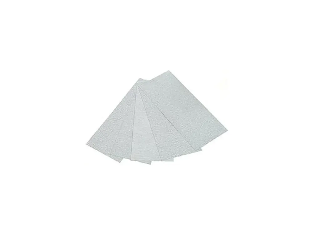 Balení jemných brusných archů Tamiya 87024 Finishing Abrasives Fine, zrnitost P1200–P2000