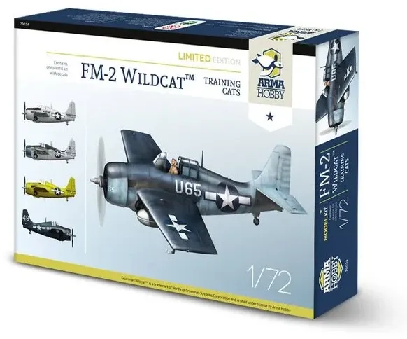 Krabice stavebnice Arma Hobby 70034 FM-2 Wildcat Training Cats v měřítku 1/72
