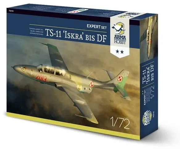 Krabice stavebnice Arma Hobby 70010 TS-11 Iskra bis DF Expert Set v měřítku 1/72
