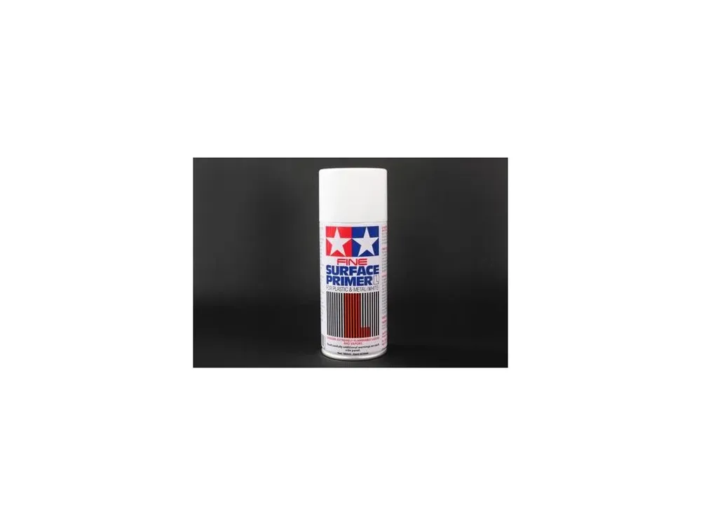 Sprej Tamiya 87044 Fine Surface Primer L White, bílý modelářský primer