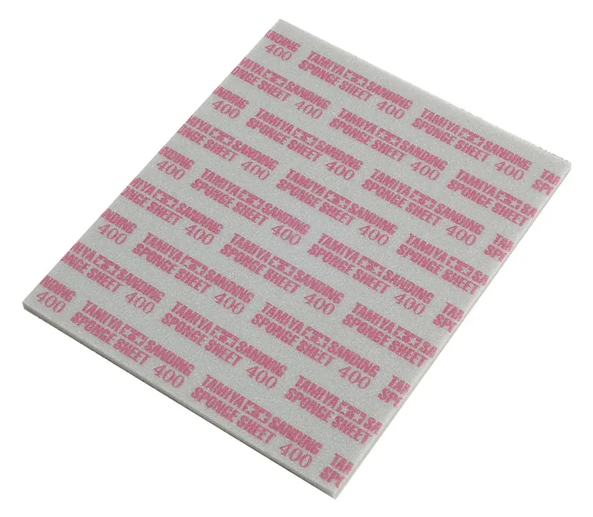 Brusná houbička Tamiya 87147 Sanding Sponge Sheet se zrnitostí 400 v originálním balení