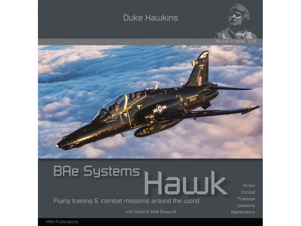 Obálka publikace Duke Hawkins BAE Systems Hawk T1 & T2, 116 stran, anglicky