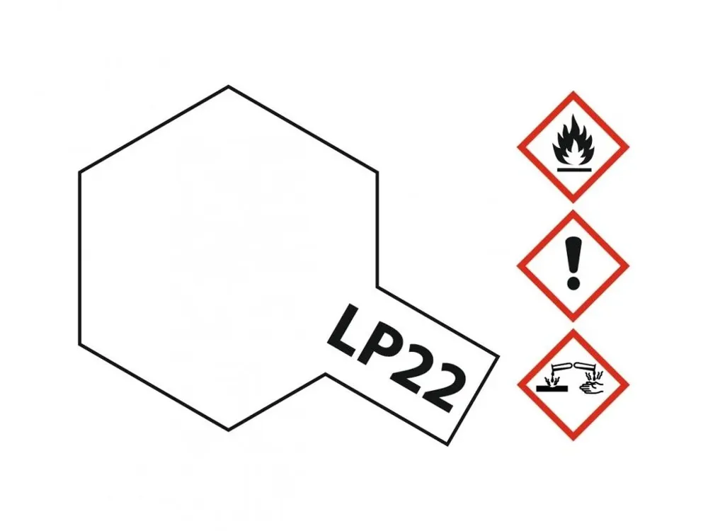 Skleněná lahvička Tamiya LP-22 Flat Base matovací přísada 10 ml