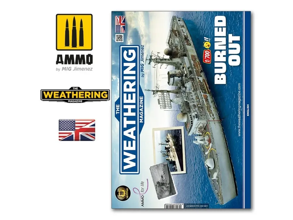 Obálka magazínu AMMO Mig 4532 The Weathering Magazine #33 Burn Out, anglická verze