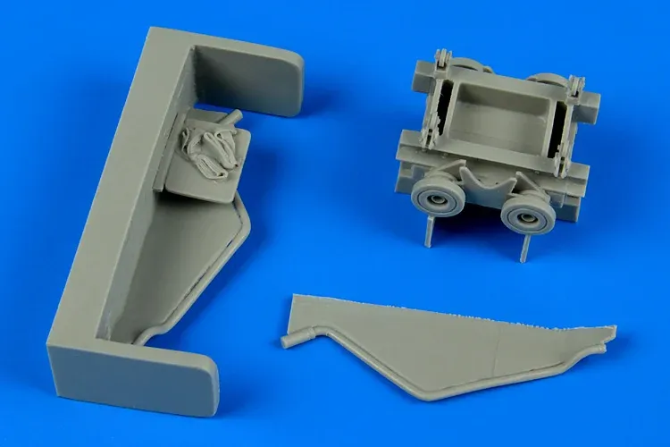 Resinový doplněk Aires 480064 nakládací vozík na torpéda US Navy v měřítku 1/48