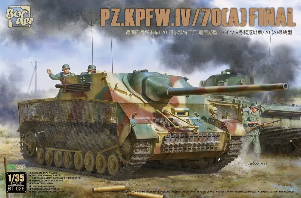 Krabice stavebnice Border Model BT026 Jagdpanzer IV L/70(A) Last v měřítku 1/35